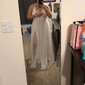 White Prom dress❤️❤️❤️